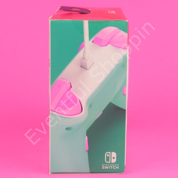 Pokemon Switch Controller Blue Pink Sweet Friends Enhanced Wired PowerA Nintendo - Picture 5 of 5